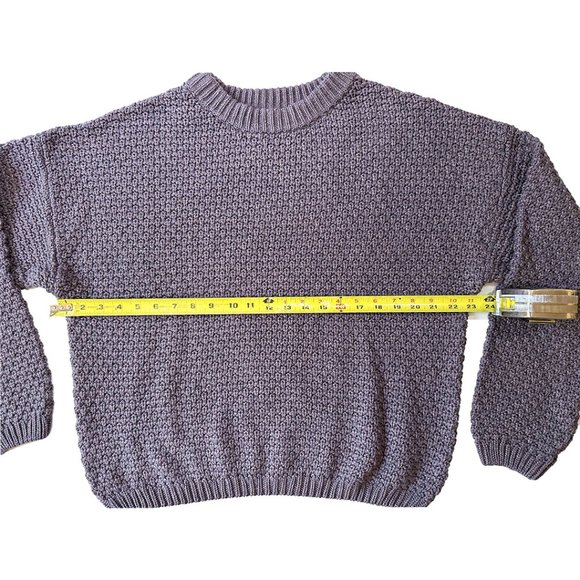 Universal Thread Knit Purple Sweater (Size L) - Picture 2 of 8